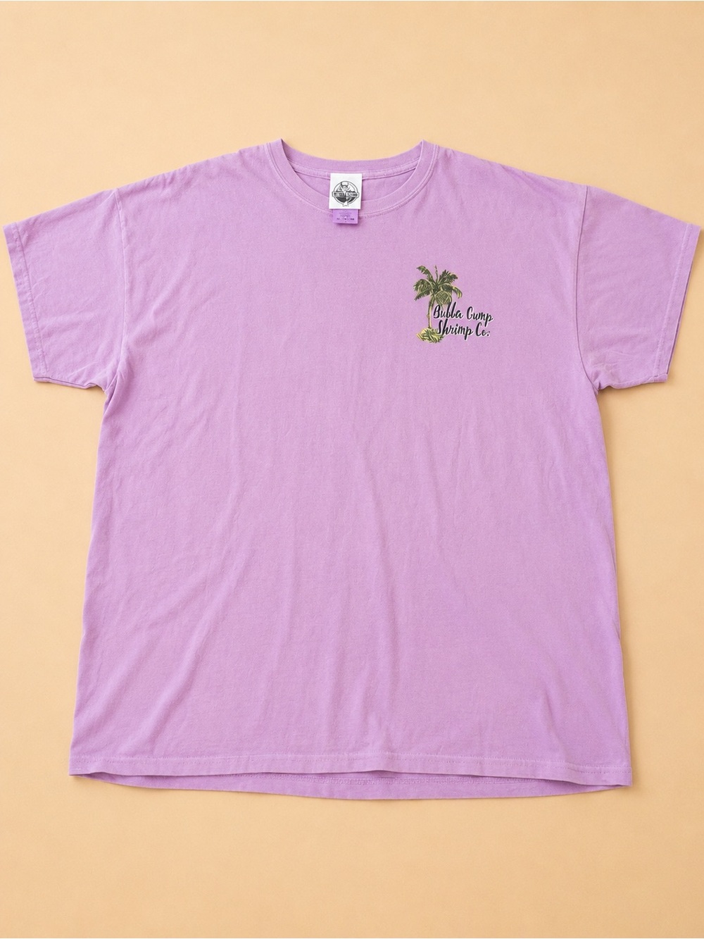 Bubba Gump Lavender Palm Graphic Tee